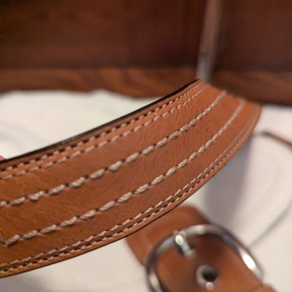 Y2K/vintage coach F13105 pebbled leather SOHO off white with tan shoulder bag - Picture 13 of 15